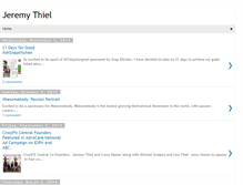 Tablet Screenshot of jeremythiel.com